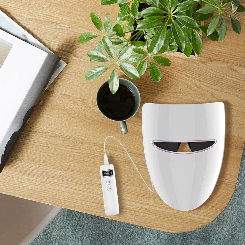image-Red and blue mask beauty instrument
