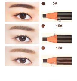 image-Brown Microblading Eyebrow Pen Waterproof Permanent Makeup Eye Brow Tattoo Pen Pencil Positioning Lip Eyebrow Marker Liner