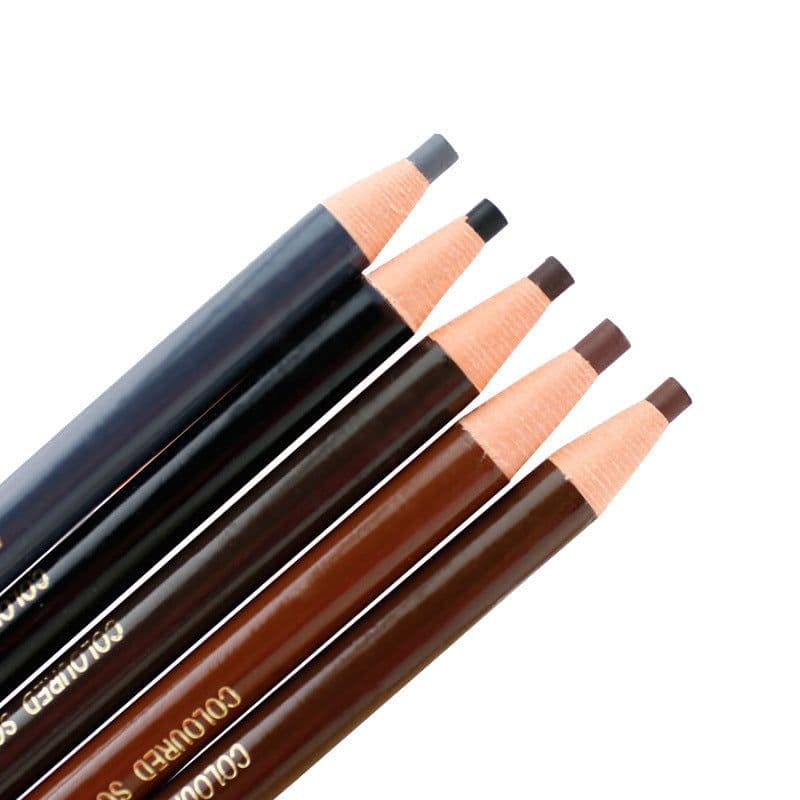 image-Brown Microblading Eyebrow Pen Waterproof Permanent Makeup Eye Brow Tattoo Pen Pencil Positioning Lip Eyebrow Marker Liner