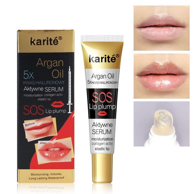 image-Lip glaze with transparent lips