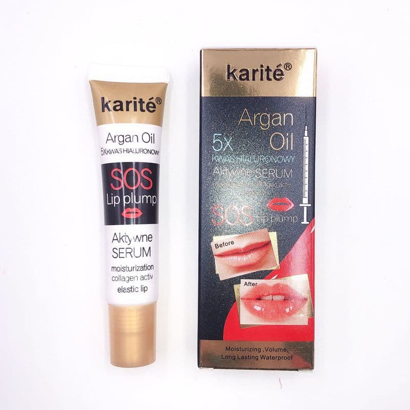 image-Lip glaze with transparent lips