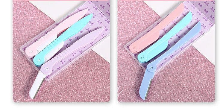 image-Portable foldable eyebrow trimmer