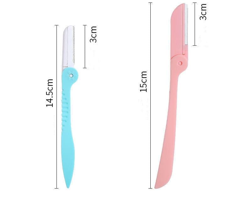 image-Portable foldable eyebrow trimmer