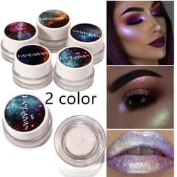 image-5 Colors Aurora Chameleon Highlighter 3D Shine Shimmer Eyeshadow Bronzer Contour Cream Rainbow Highlighting Beauty Cosmetics