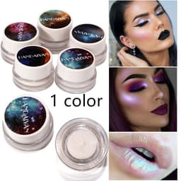 image-5 Colors Aurora Chameleon Highlighter 3D Shine Shimmer Eyeshadow Bronzer Contour Cream Rainbow Highlighting Beauty Cosmetics