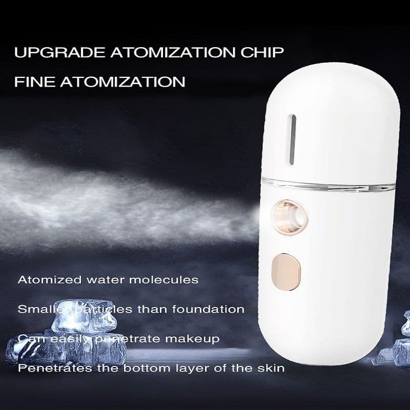 image-Home beauty instrument Mini steamer facial moisturizer