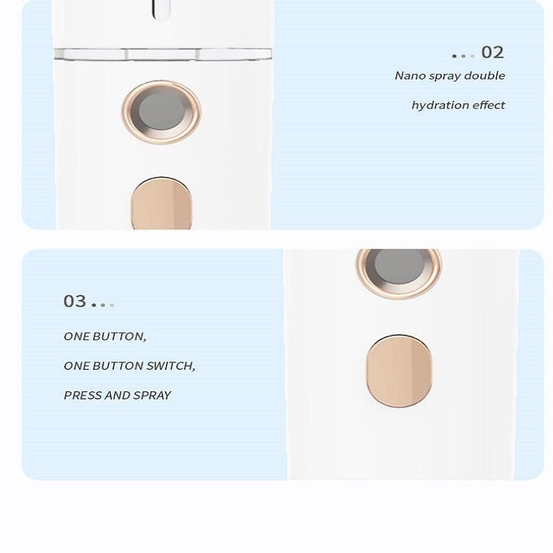 image-Home beauty instrument Mini steamer facial moisturizer