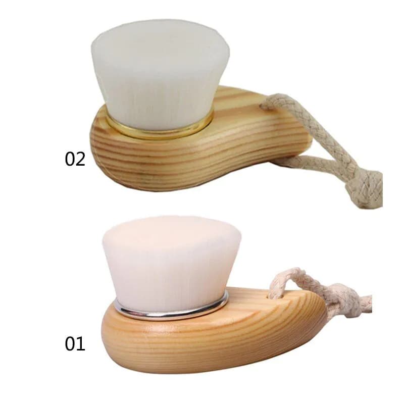 image-Wooden Handle Washing Brush Wooden Handle Bamboo Handle Manual Washing Brush