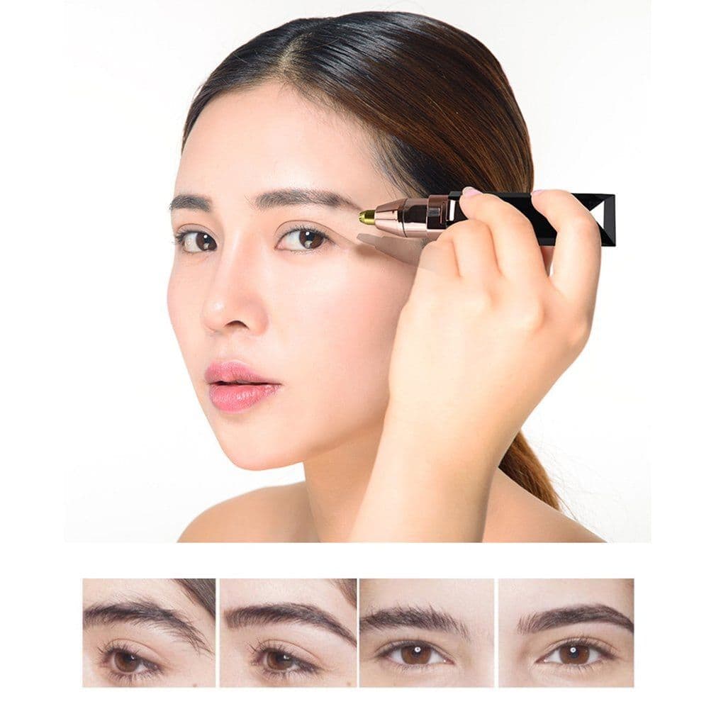 image-Women's Shaver Electric Hair Remover Electric Eyebrow Trimmer