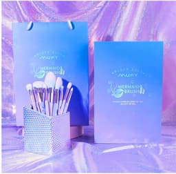image-Fashion Hot Sale Mermaid Makeup Brush Set Soft