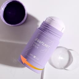 image-Face Blackhead Cream Eggplant Green Tea Cooling Deep Cleansing Clay Mask