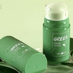 image-Face Blackhead Cream Eggplant Green Tea Cooling Deep Cleansing Clay Mask