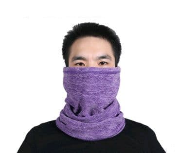 image-Riding bib outdoor warm mask Fleece bib Sports windproof cold padded warm collar