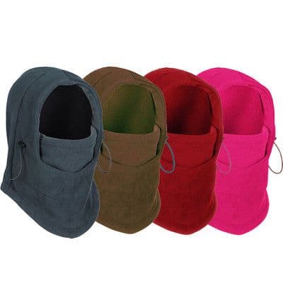 image-Windproof Hat With Mask Unisex Ski Hat Mens Winter Fleece Wrapped Warm Hat
