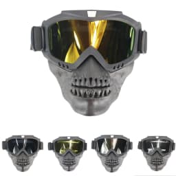 image-American full face anti-impact tactical skull mask