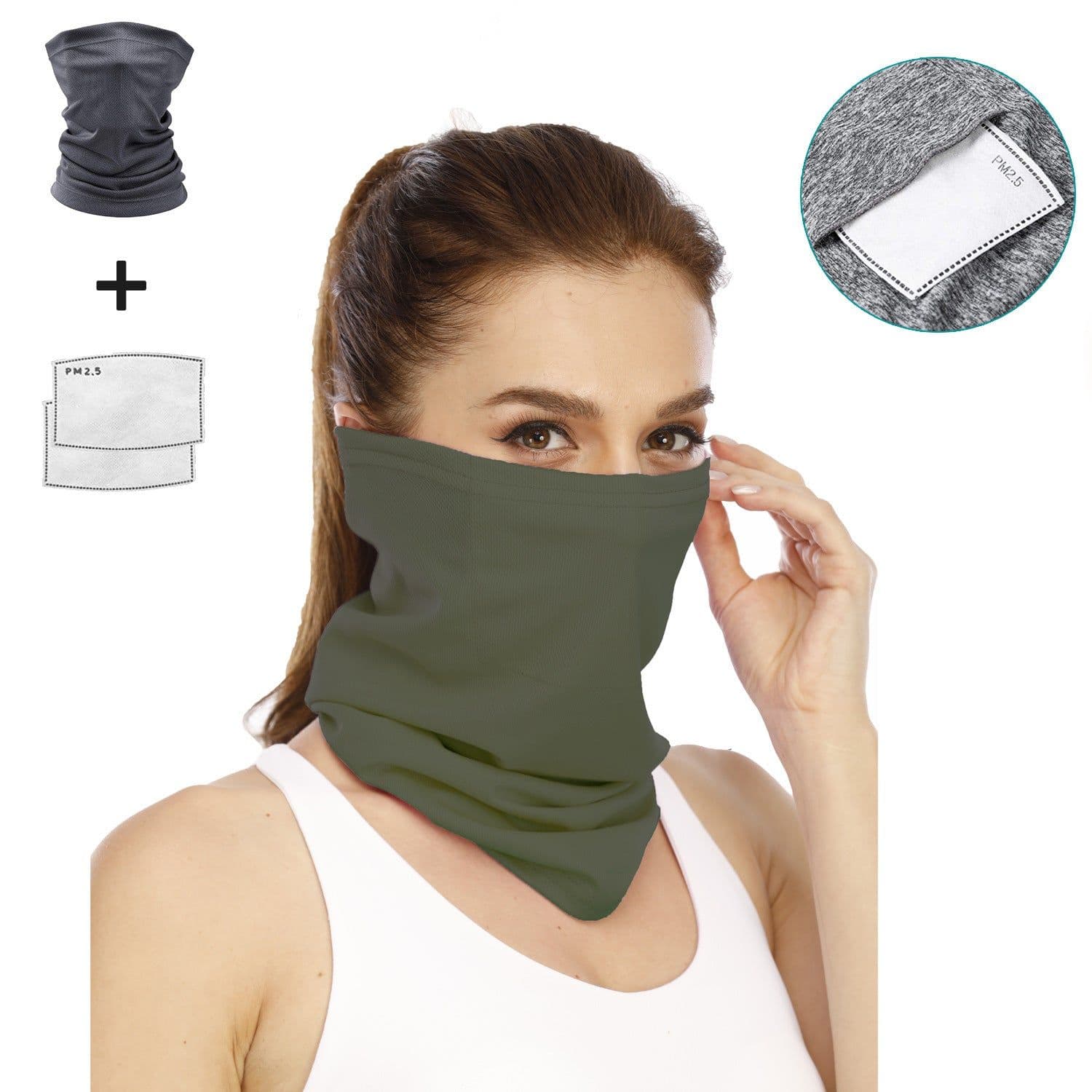 image-Riding mask riding mask magic scarf sports mask ice silk mask fishing sunscreen mesh mask