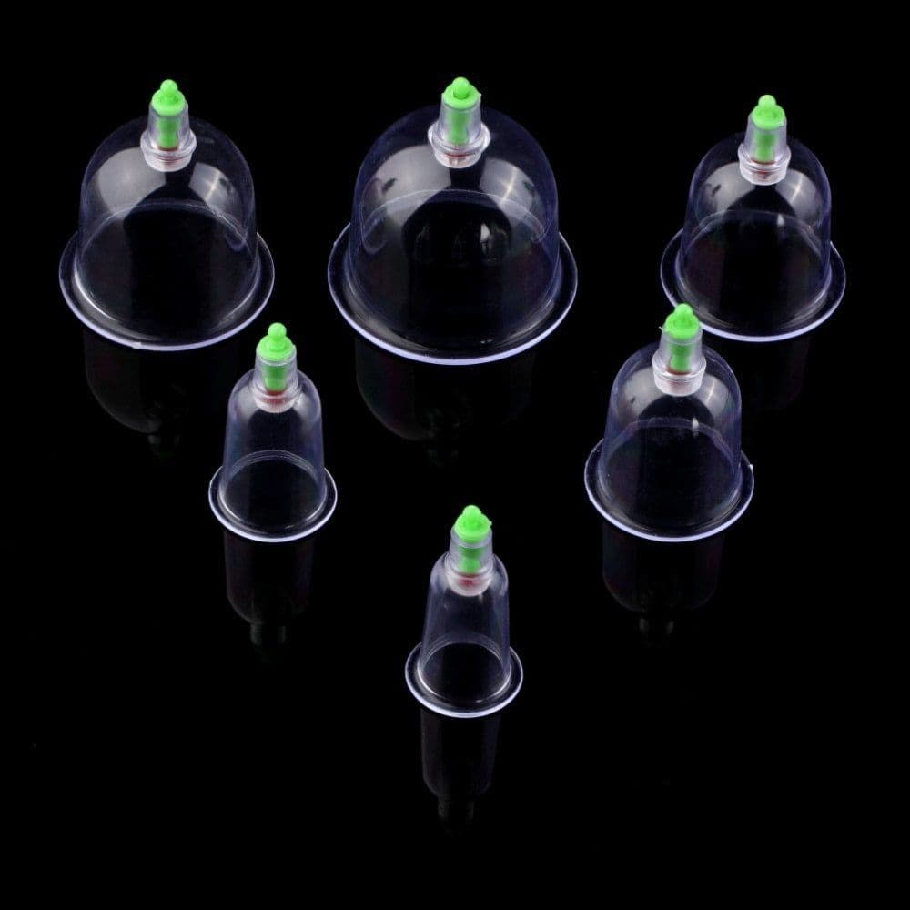 image-Chinese Great Medical Body Healthy Care 12Cups Kit Cupping Therapy Cups Hot Selling