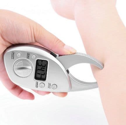 image-Digital display fat caliper fat clip measuring clip leather fat clamp sebum measuring instrument skin fold thickness meter beauty clip