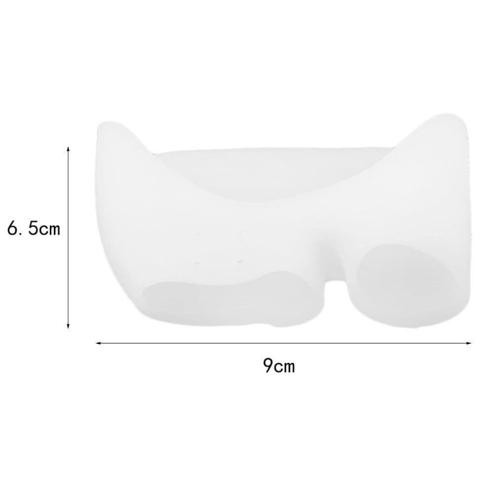 image-Silicone Gel Toe Separator Feet Care Tools Splint Straightener Corrector Hallux Valgus Massager