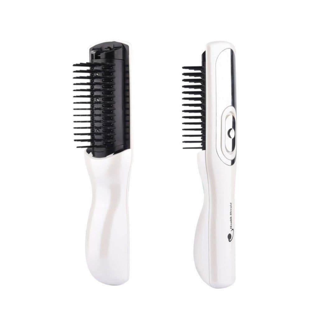 image-Electric Head Massage Comb Healthy Scalp Vibration Comb Portable Household Battery Massage Comb