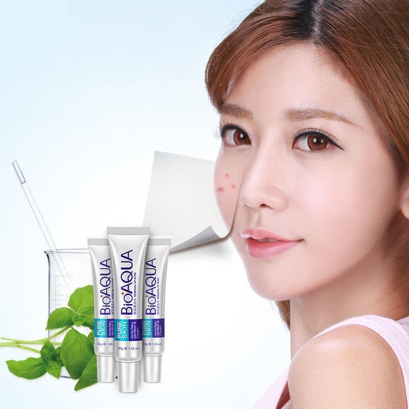 image-Anti Acne Cream Oil Control Shrink Pores Nourish Skin Acne Scar Remove Face Cream