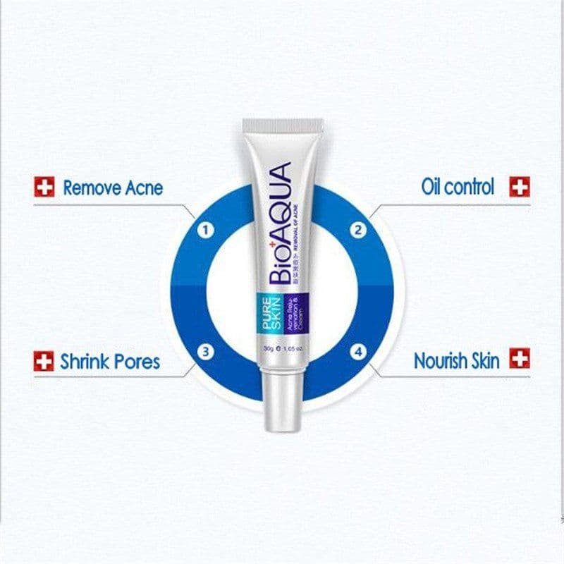 image-Anti Acne Cream Oil Control Shrink Pores Nourish Skin Acne Scar Remove Face Cream