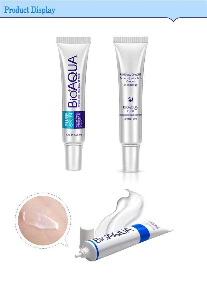 image-Anti Acne Cream Oil Control Shrink Pores Nourish Skin Acne Scar Remove Face Cream
