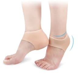 image-Silicone heel protection relieves heel pain Soft anti-split sleeve Heel sleeve