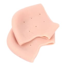 image-Silicone heel protection relieves heel pain Soft anti-split sleeve Heel sleeve