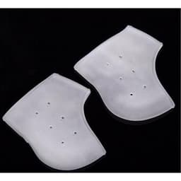image-Silicone heel protection relieves heel pain Soft anti-split sleeve Heel sleeve