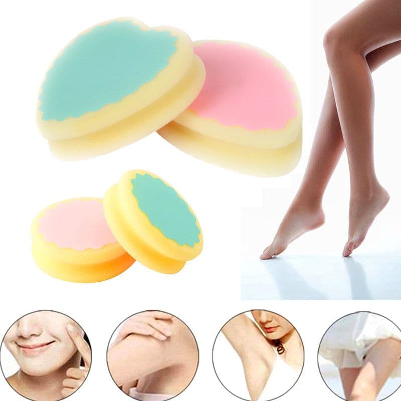 image-Magical Painless Hair Removal Depilation Soft Sponge Pad Remove Hair Remover Effective Skin Care Beauty Tool