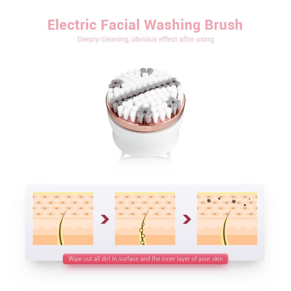 image-4-in-1 Ms. Rechargeable Electric Shaver Epilator Shaving Machine Multi-function Epilator Lady Hair Removal Massager Set