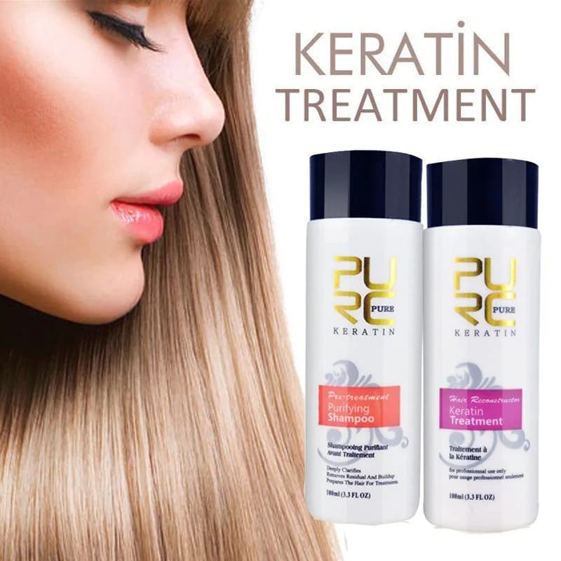 image-PURC Straightening Hair Repair And Straighten Damage Hair Products Brazilian Keratin Treatment Purifying Shampoo