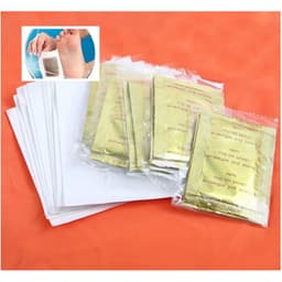 image-Gold Foil Wormwood Korean Bamboo Vinegar Delivery Tape Foot Sticker