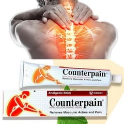 image-Counterpain Analgesic Ointment Relieves Joint Arthritis Pain Muscle Ache Sports Injury Sprain Massage Thailand