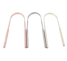 image-Best selling explosion models factory direct explosion models 304 stainless steel tongue scraper to remove bad breath clean tongue moss scraper