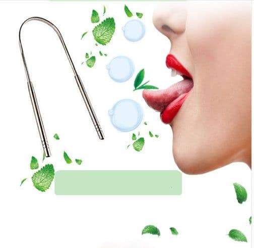 image-Best selling explosion models factory direct explosion models 304 stainless steel tongue scraper to remove bad breath clean tongue moss scraper