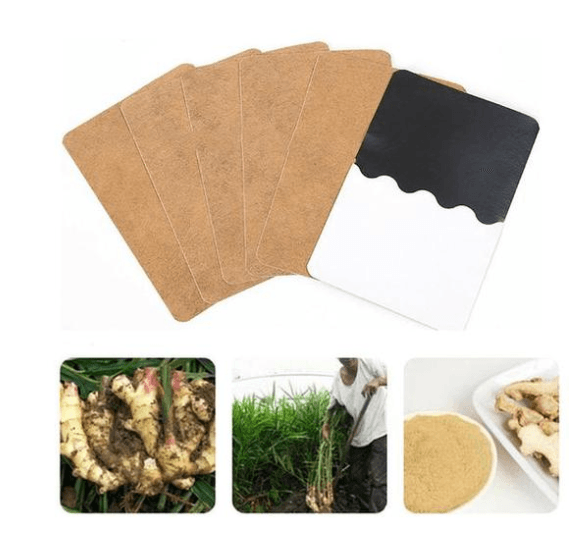image-Heat moxibustion navel cervical spine warm body heating stick knee ginger paste fever warm joint joint cold stickers genuine
