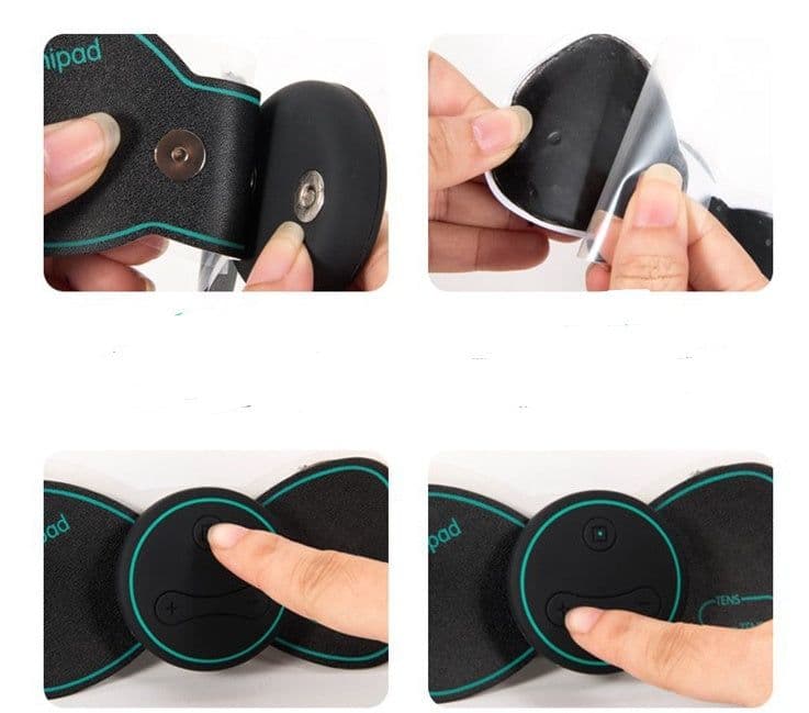 image-New mini massage stickers multi-function cervical massage instrument portable gift massager physiotherapy instrument