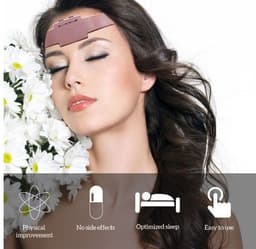 image-Electric wireless charging head treatment head sleep instrument acupuncture sleep aid instrument assisted sleep instrument head massager