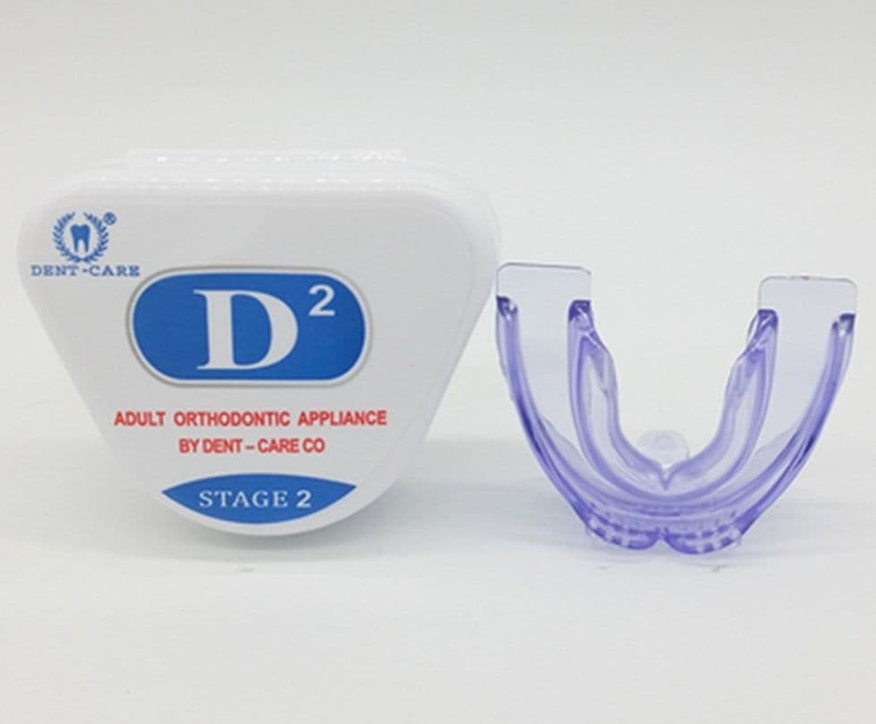 image-New braces Purple dental braces Retainer anti-wear teeth correction correction day sports tooth protection