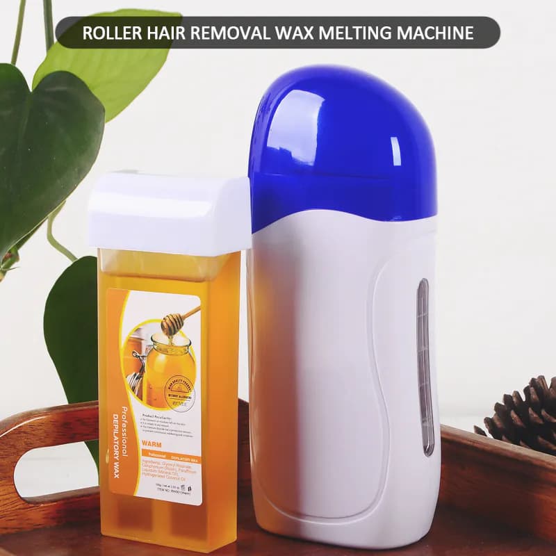 image-Professional Single Handheld Depilatory Wax Hair Removal Machine Portable Epilator Roll On Wax Heater