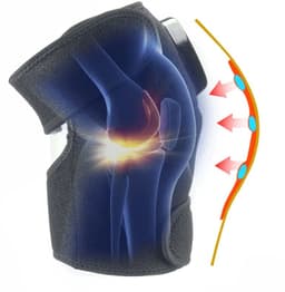 image-Electric Infrared Heating Knee Massager Wrap Elbow Joint Support Vibration Therapy Physiotherapy Machine Pain Relief Massageador