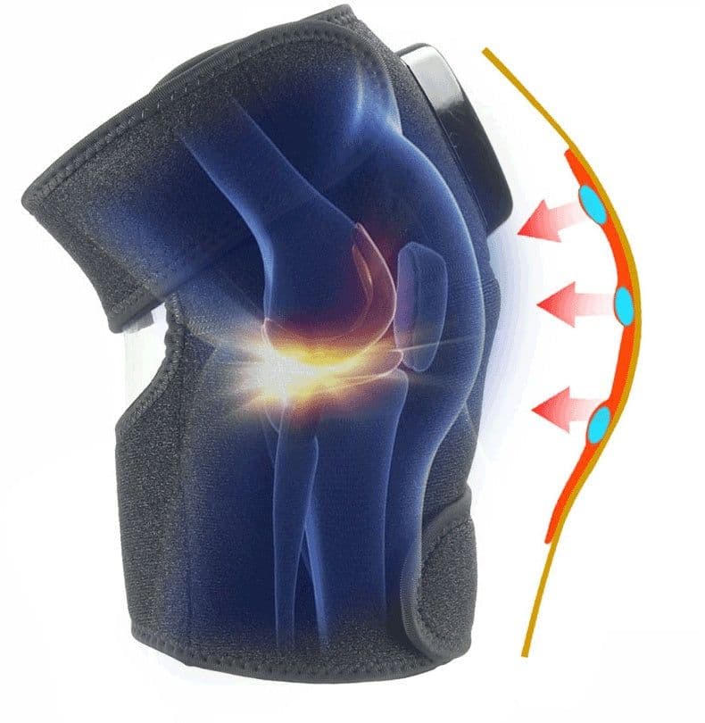 image-Electric Infrared Heating Knee Massager Wrap Elbow Joint Support Vibration Therapy Physiotherapy Machine Pain Relief Massageador