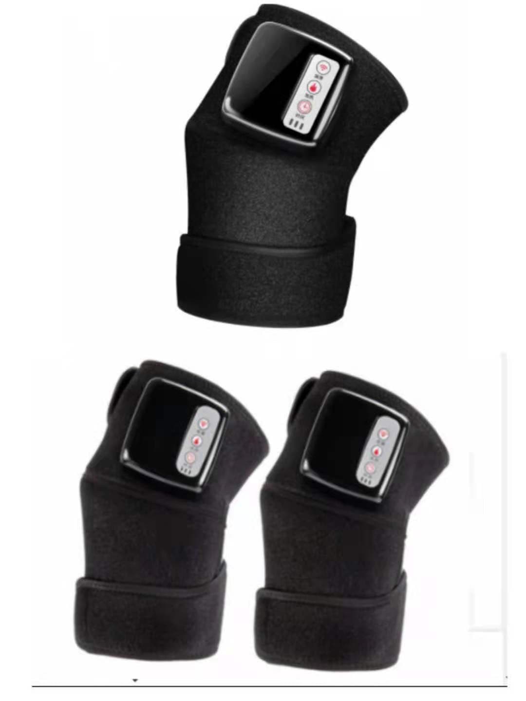 image-Electric Infrared Heating Knee Massager Wrap Elbow Joint Support Vibration Therapy Physiotherapy Machine Pain Relief Massageador