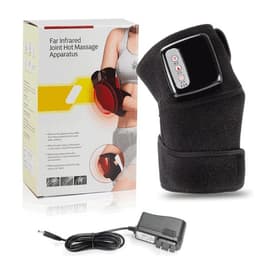 image-Electric Infrared Heating Knee Massager Wrap Elbow Joint Support Vibration Therapy Physiotherapy Machine Pain Relief Massageador