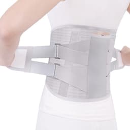 image-Abdominal belt medical steel plate waist support artifact