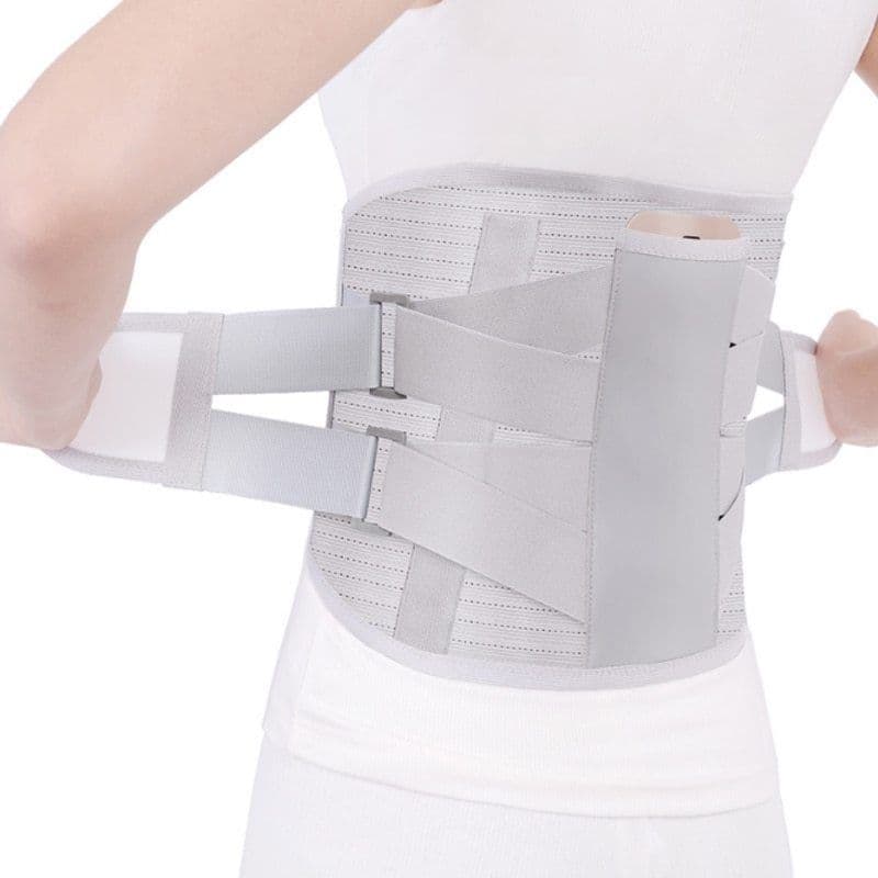 image-Abdominal belt medical steel plate waist support artifact
