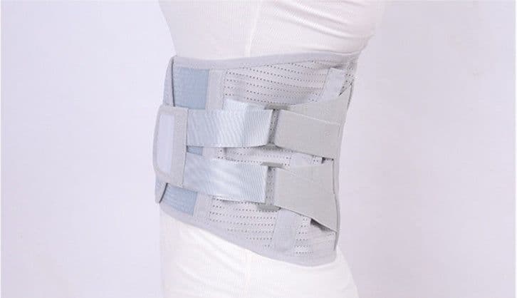 image-Abdominal belt medical steel plate waist support artifact
