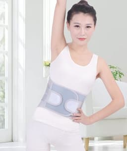 image-Abdominal belt medical steel plate waist support artifact